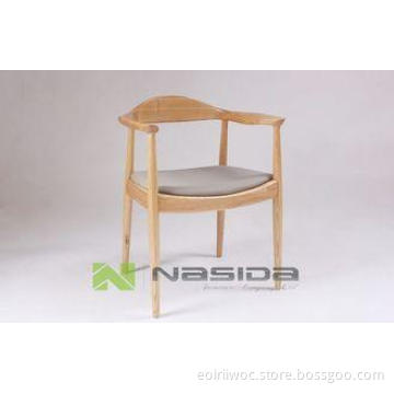 wegner Natural Modern Wood Dining Chairs / Juliana Armchair